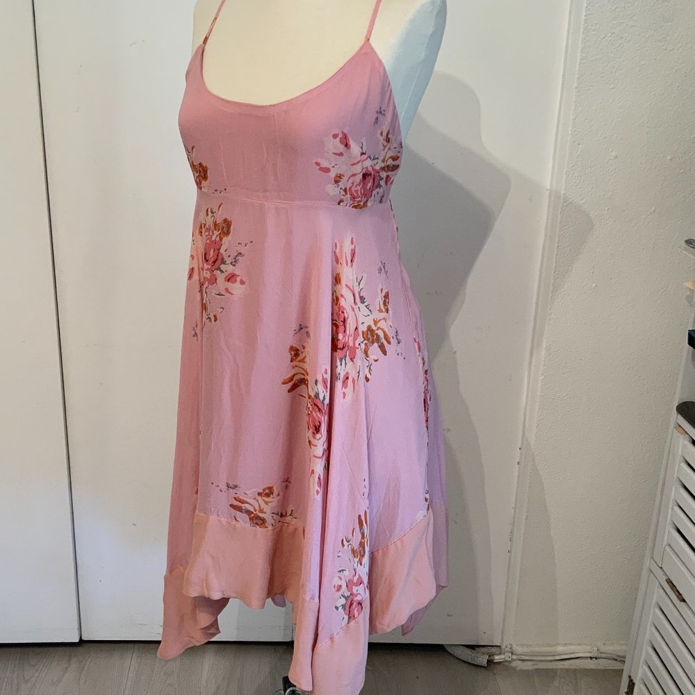 NWT FREE PEOPLE ASYMMETRICAL HEM DRESS M - Picture 2 of 9